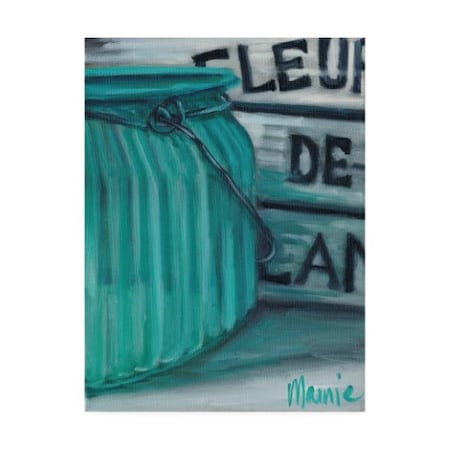 Marnie Bourque 'Blue Jar And Box 2' Canvas Art,35x47